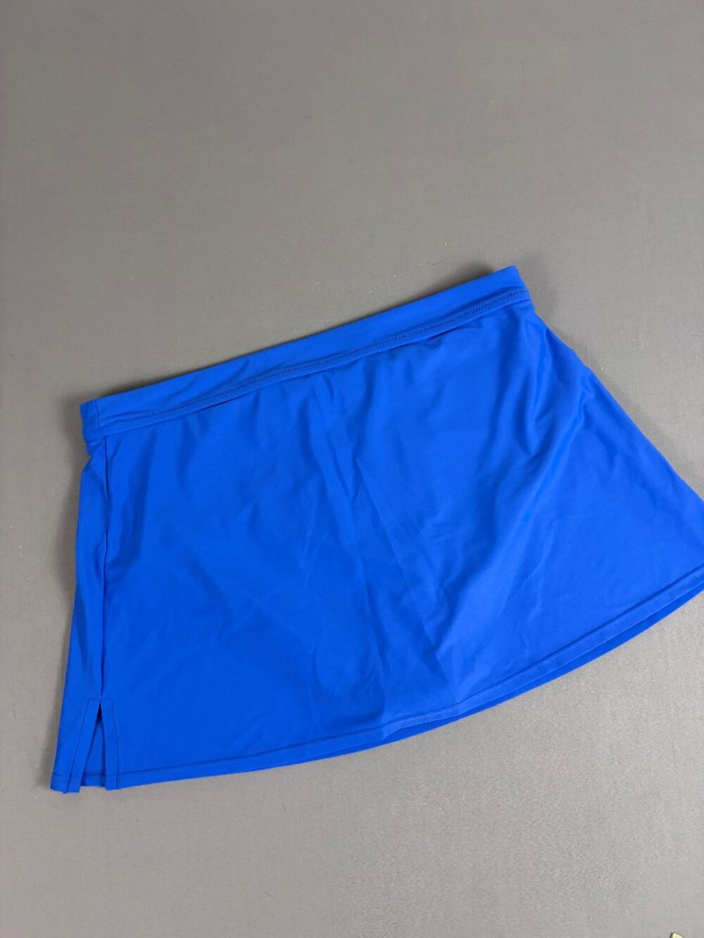 J. Crew Swim Skirt BP182 Seaport Blue Size L NWT